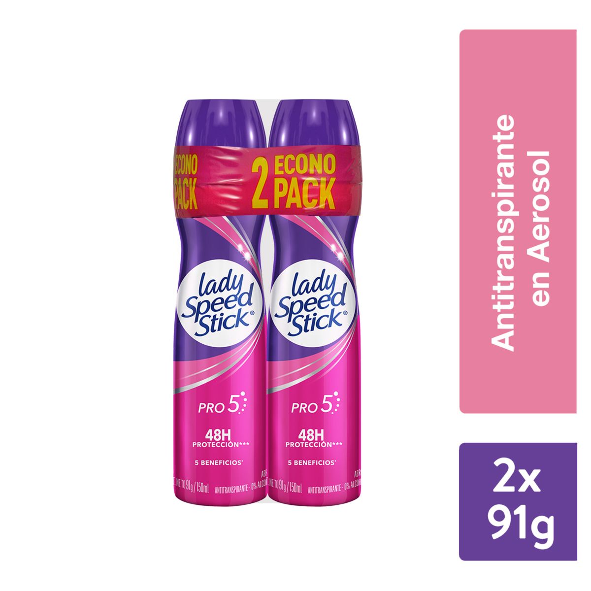 LADY SPEED STICK - Desodorante 24/7 Pro5 Spray