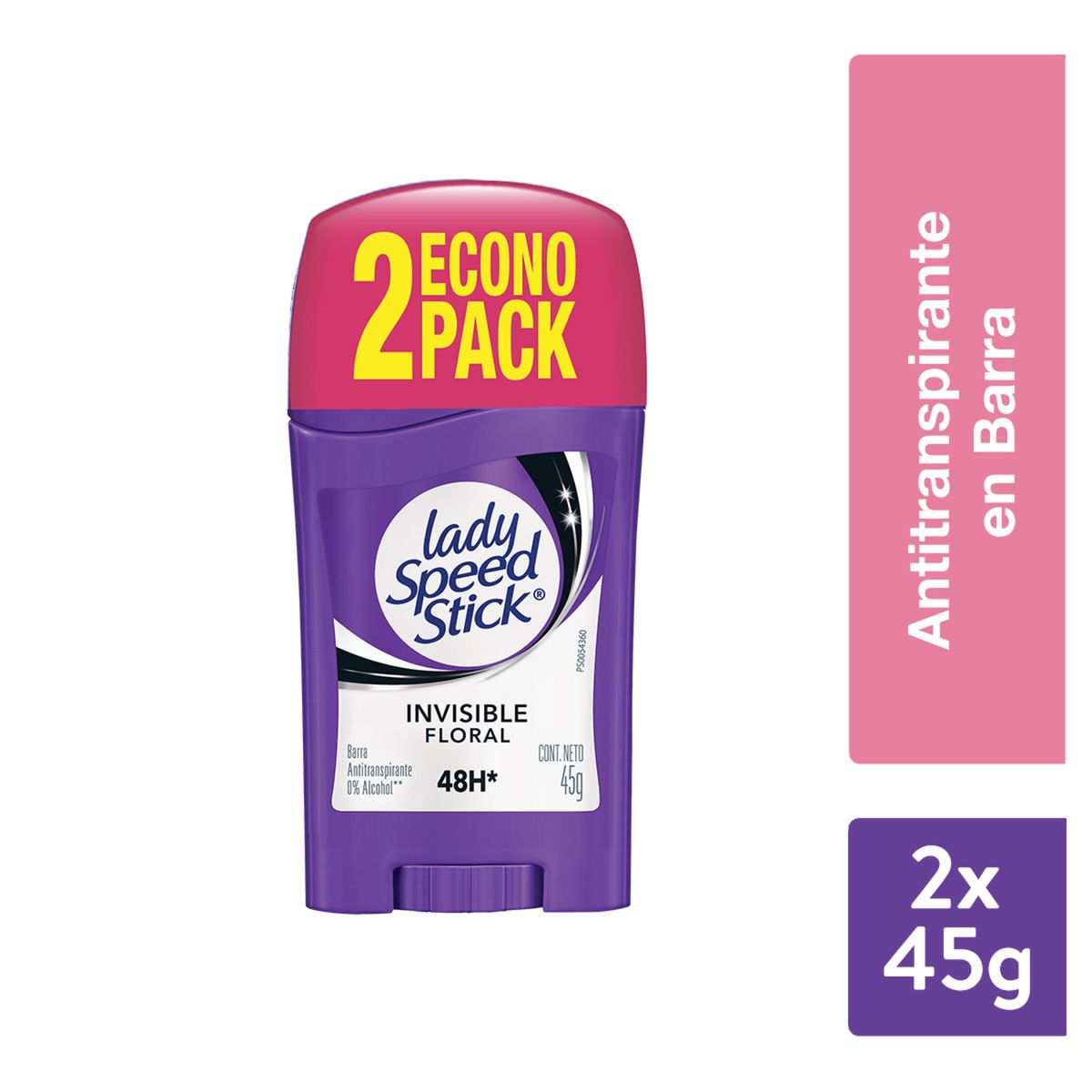 LADY SPEED STICK - Pack Desodorante Invisible Floral Barra