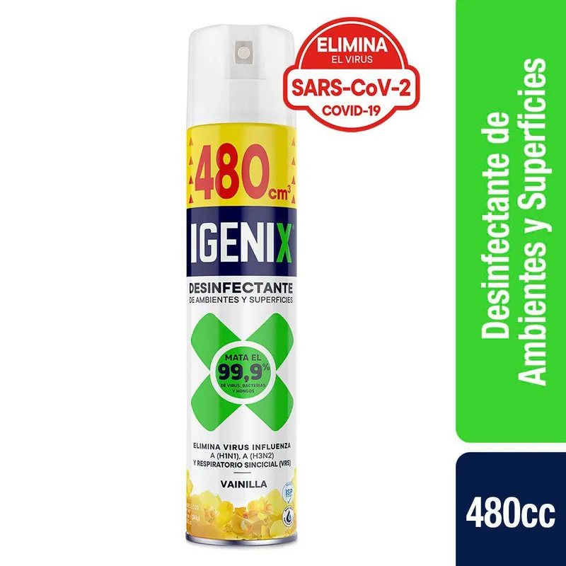 IGENIX AEROSOL DESINFECTANTE 480 CC