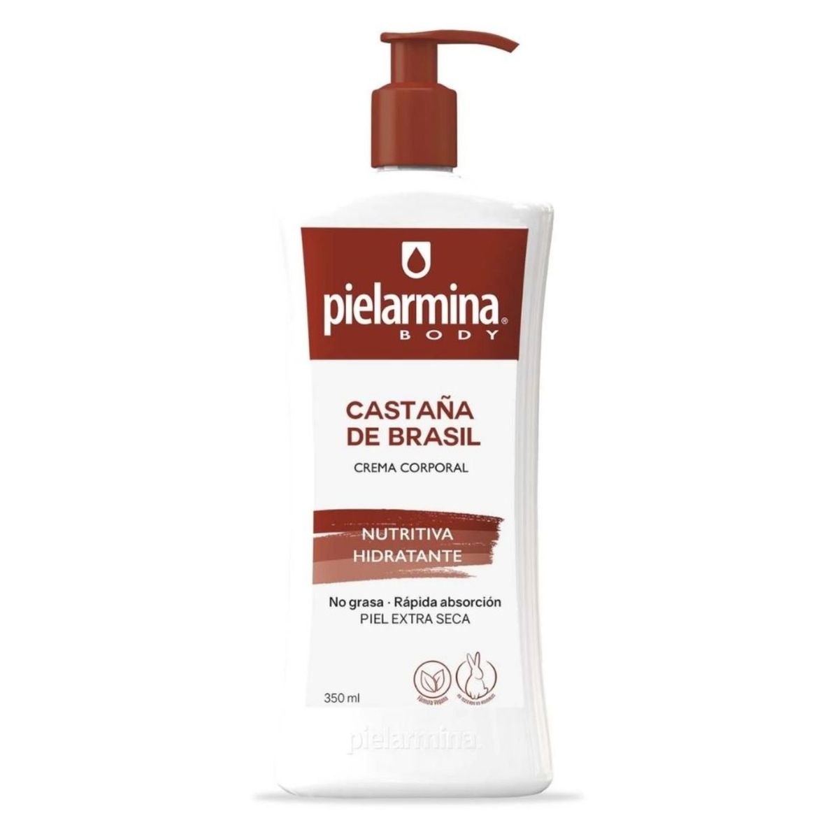 PIELARMINA - Crema Corporal Hidratante Castaña de Brasil Pierlamina 350 ml