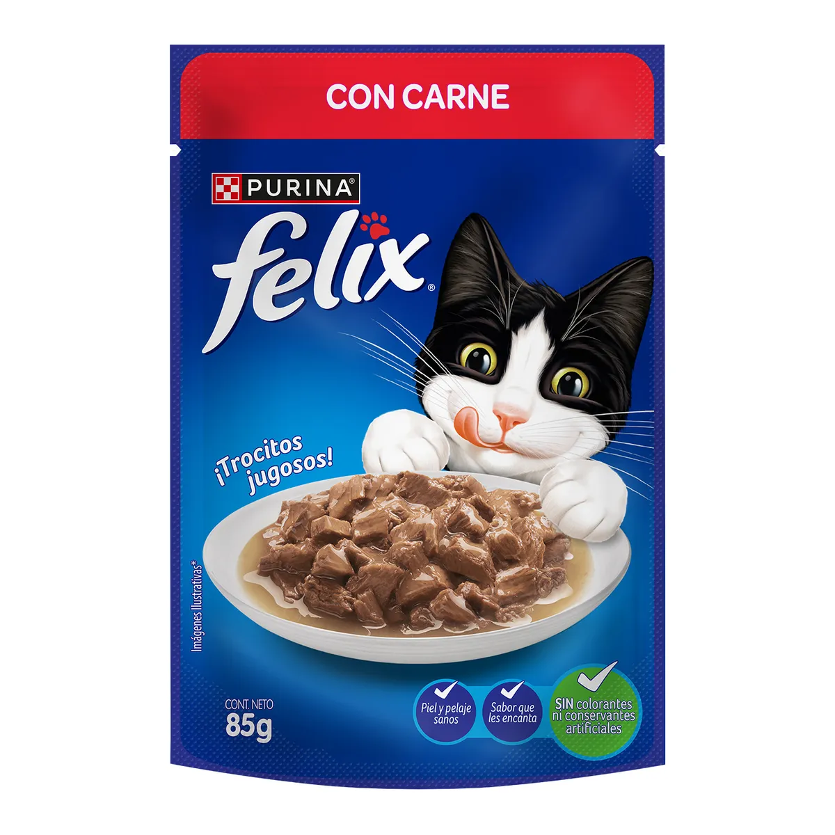 FELIX - FELIX GATITOS CARNE  FELIX 0.085 KG.