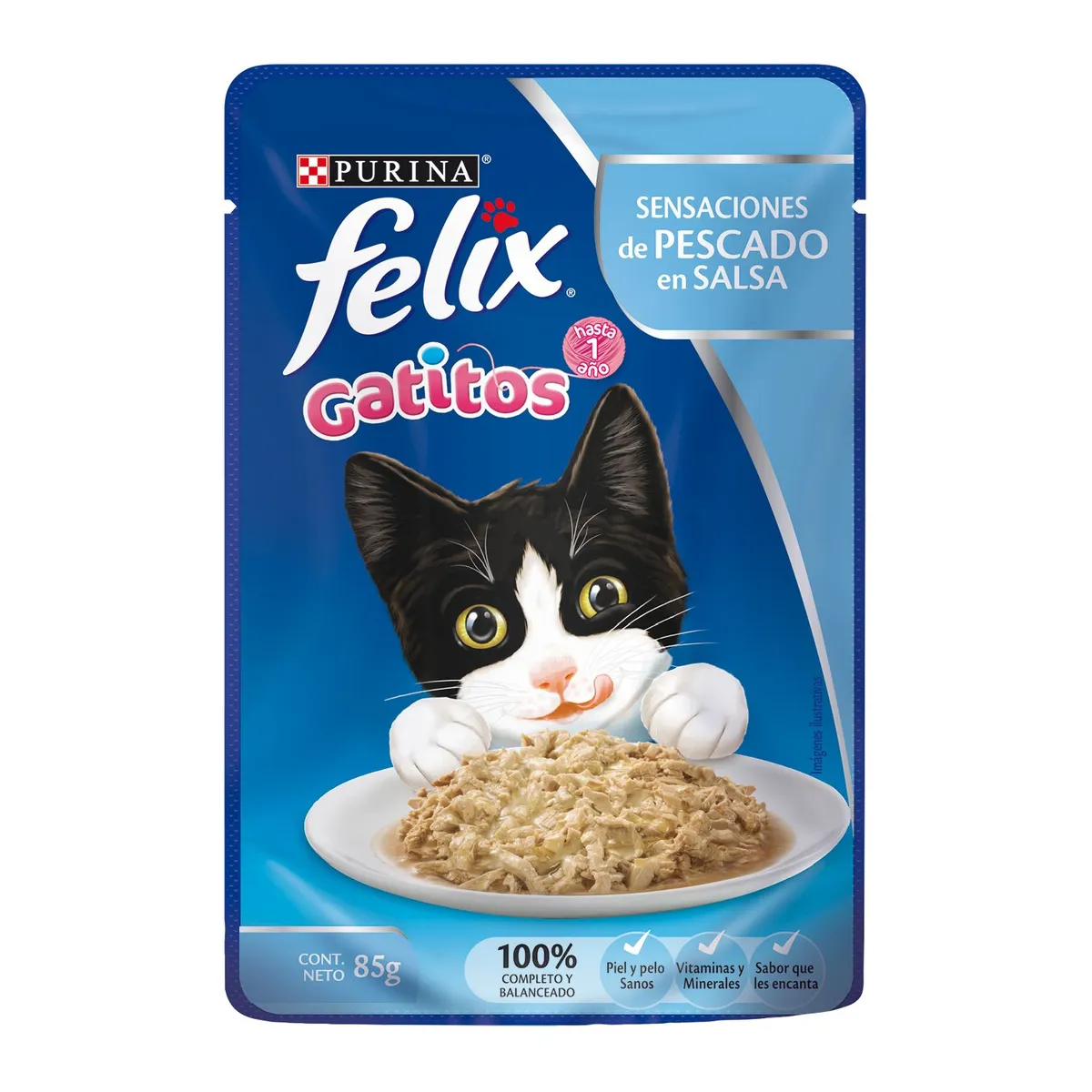 FELIX - FELIX GATITOS PESCADO  FELIX 0.085 KG.