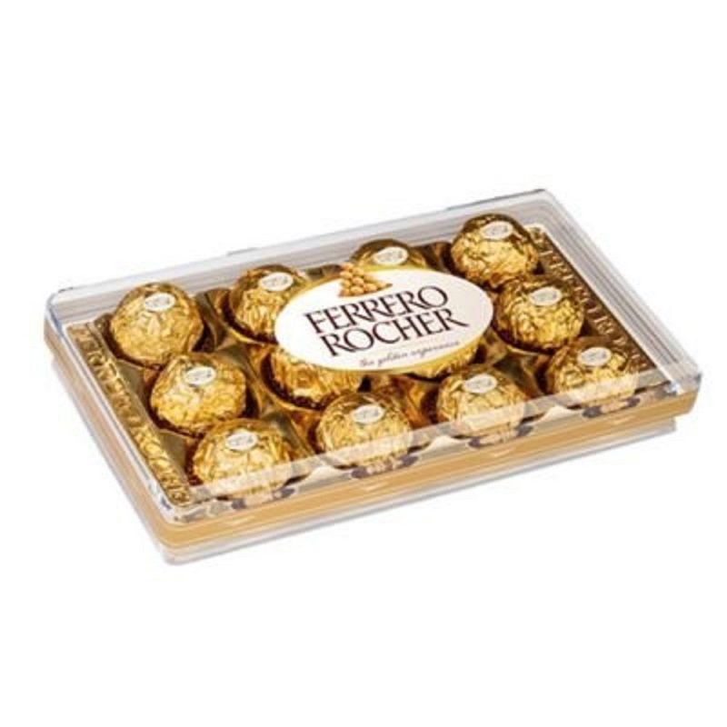 FERRERO ROCHER - Bombones Ferrero Rocher con Avellanas 150 g
