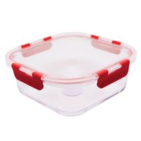 Hermético Vidrio Cuadrado 1200 ml