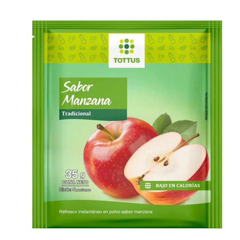 TOTTUS - BEBIDA INST. EN POLVO MANZA TOTTUS 35 GR