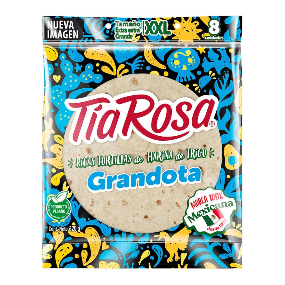 TIA ROSA - Tortilla de Trigo Tamaño Extra Grande