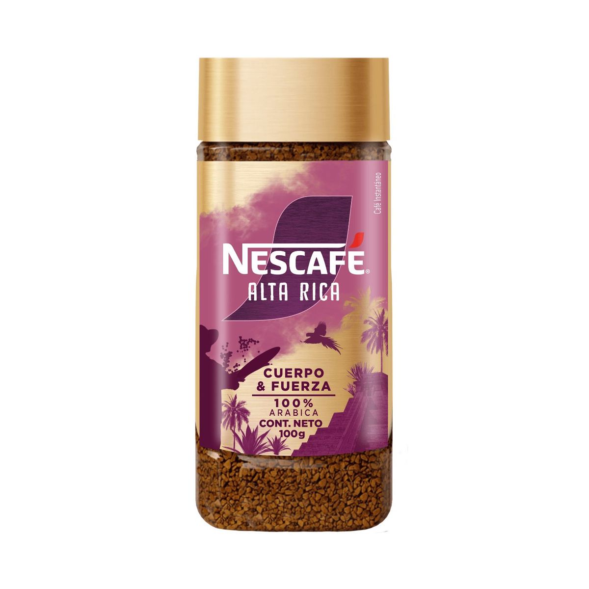 NESCAFE - Café Instantáneo Fina Selección Alta Rica Nescafe Frasco 100 g