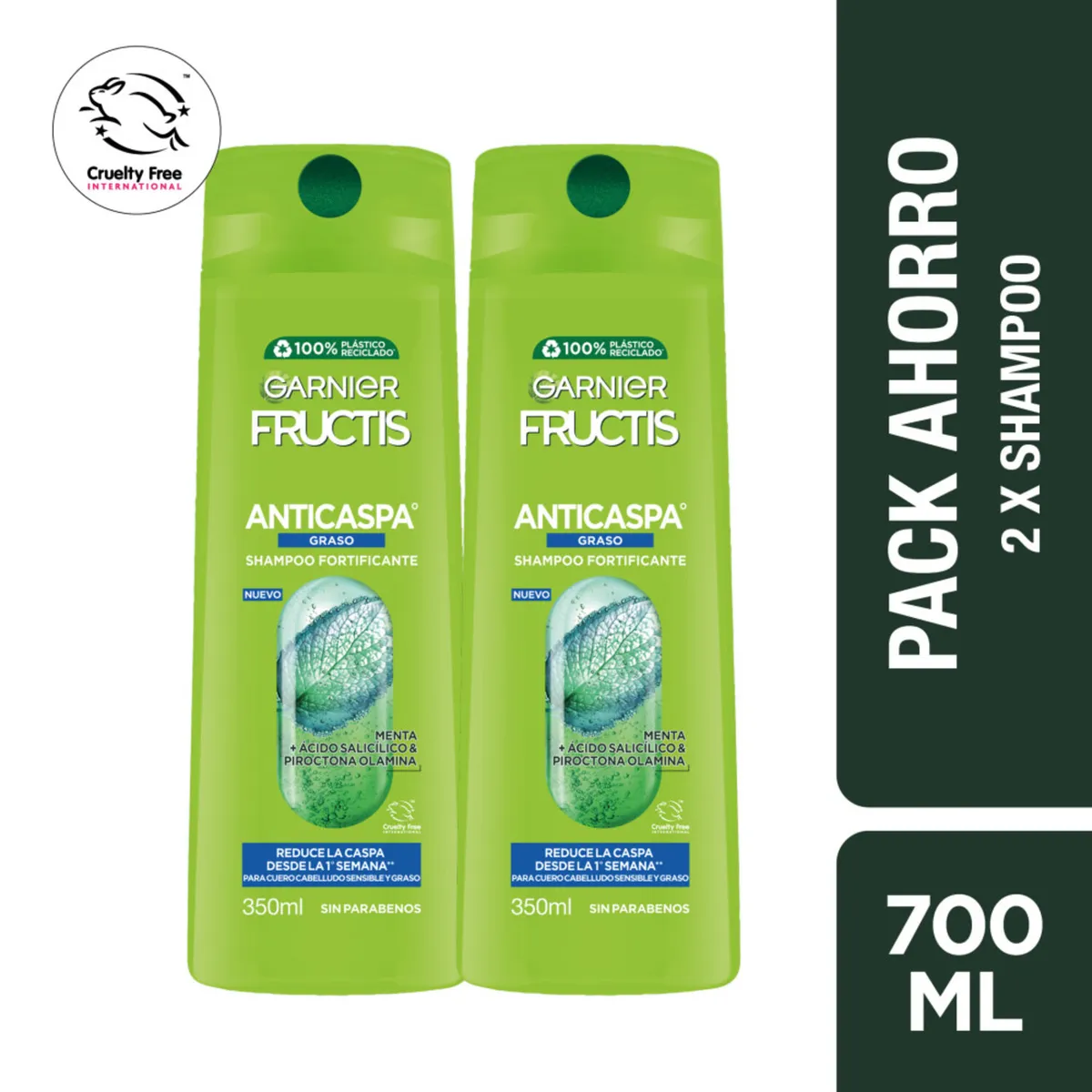 FRUCTIS - Pack Shampoo Anticaspa
