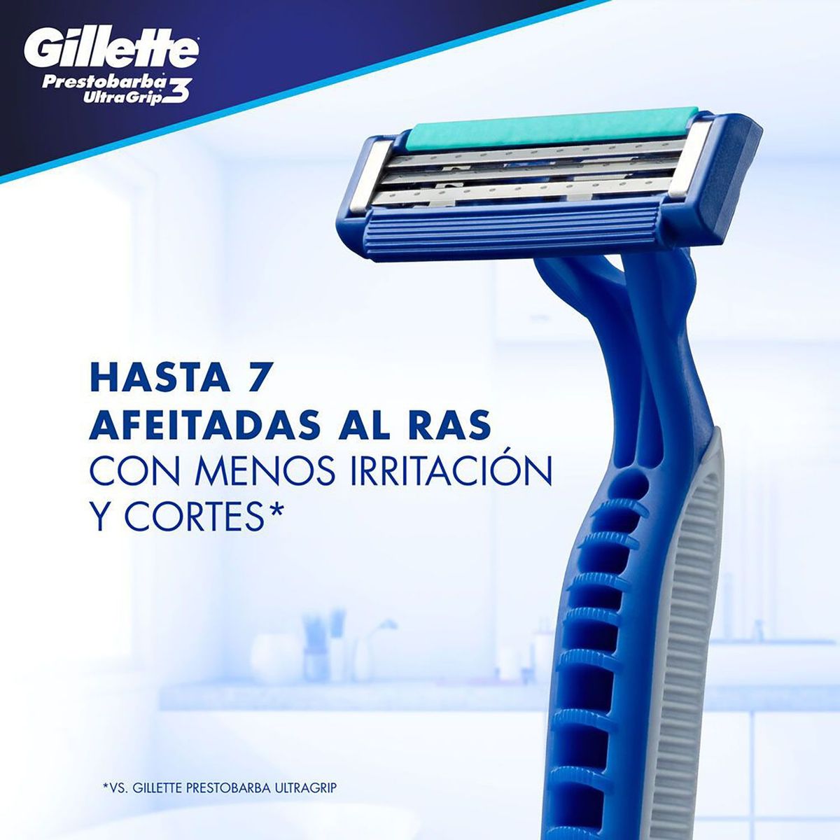 GILLETTE - Máquinas Para Afeitar Prestobarba Ultragrip3 Desechables