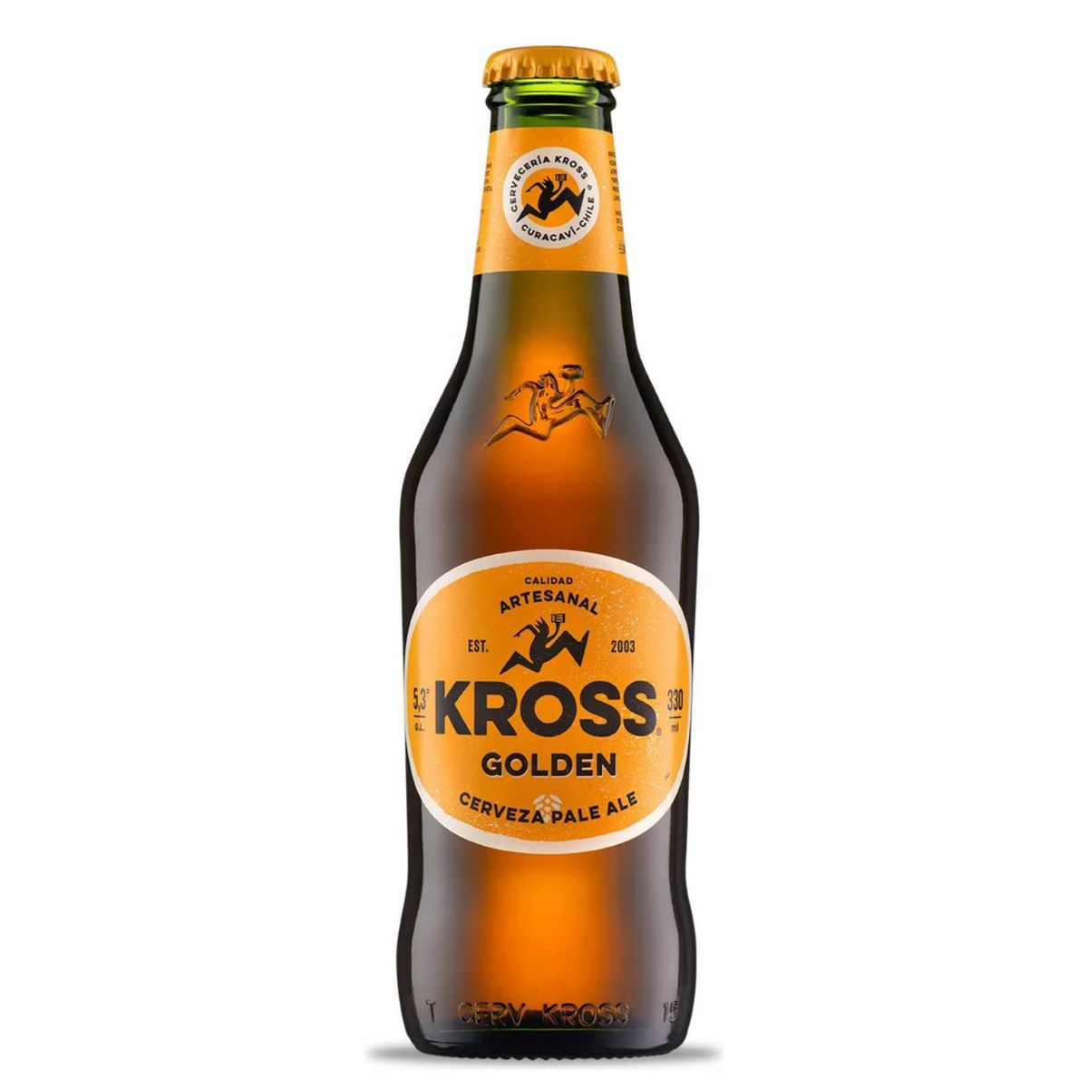 KROSS - Pack Cerveza Artesanal Kross Golden Pale Ale Botella 5.3° 6 x 330 ml