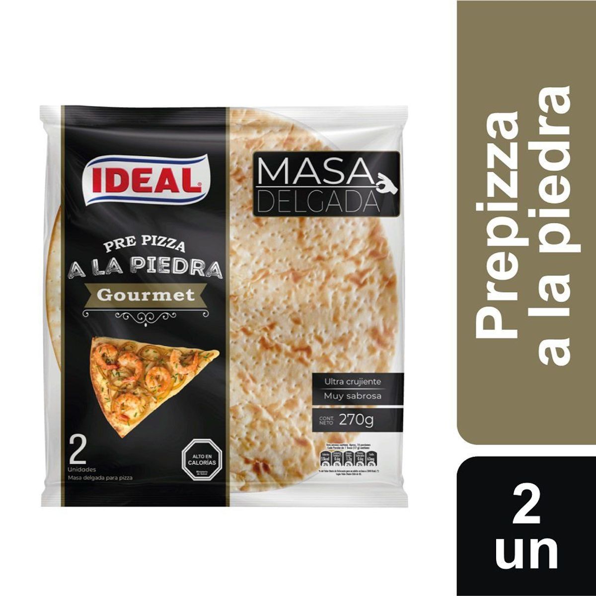 IDEAL - Masa Pre-Pizza a la Piedra