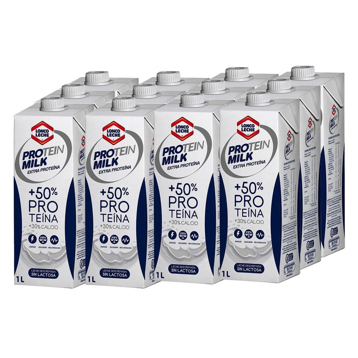 LONCOLECHE - Pack Leche Descremada Proteín Sin Lactosa