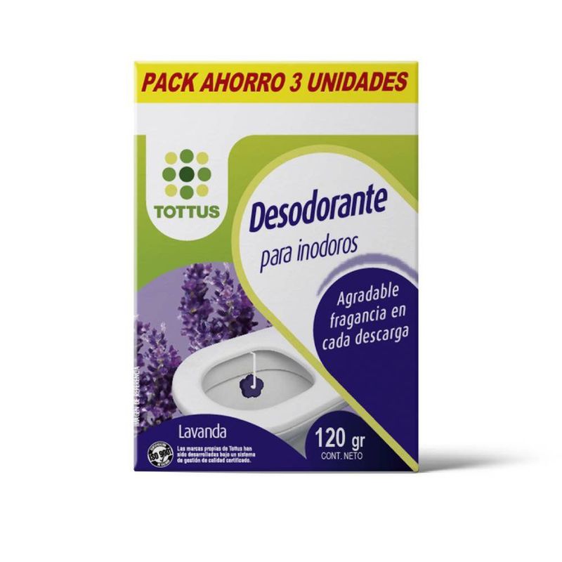 TOTTUS - PASTILLA WC LAVANDA  TOTTUS 120 GR