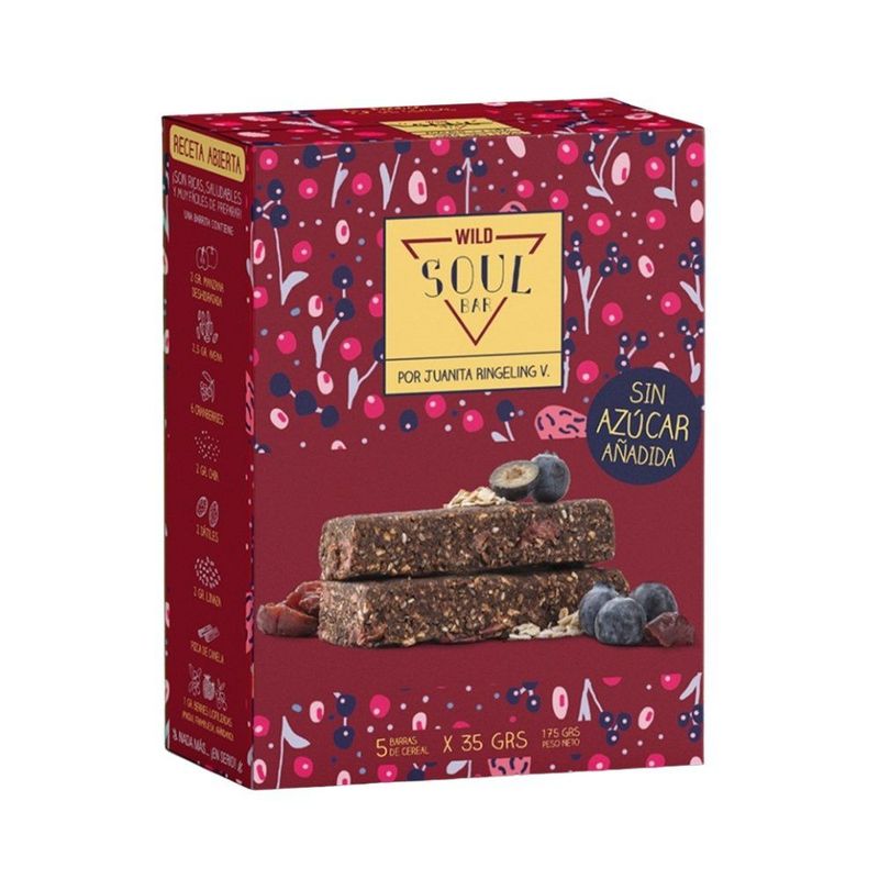 SOUL BAR - Barra cereal maqui chia