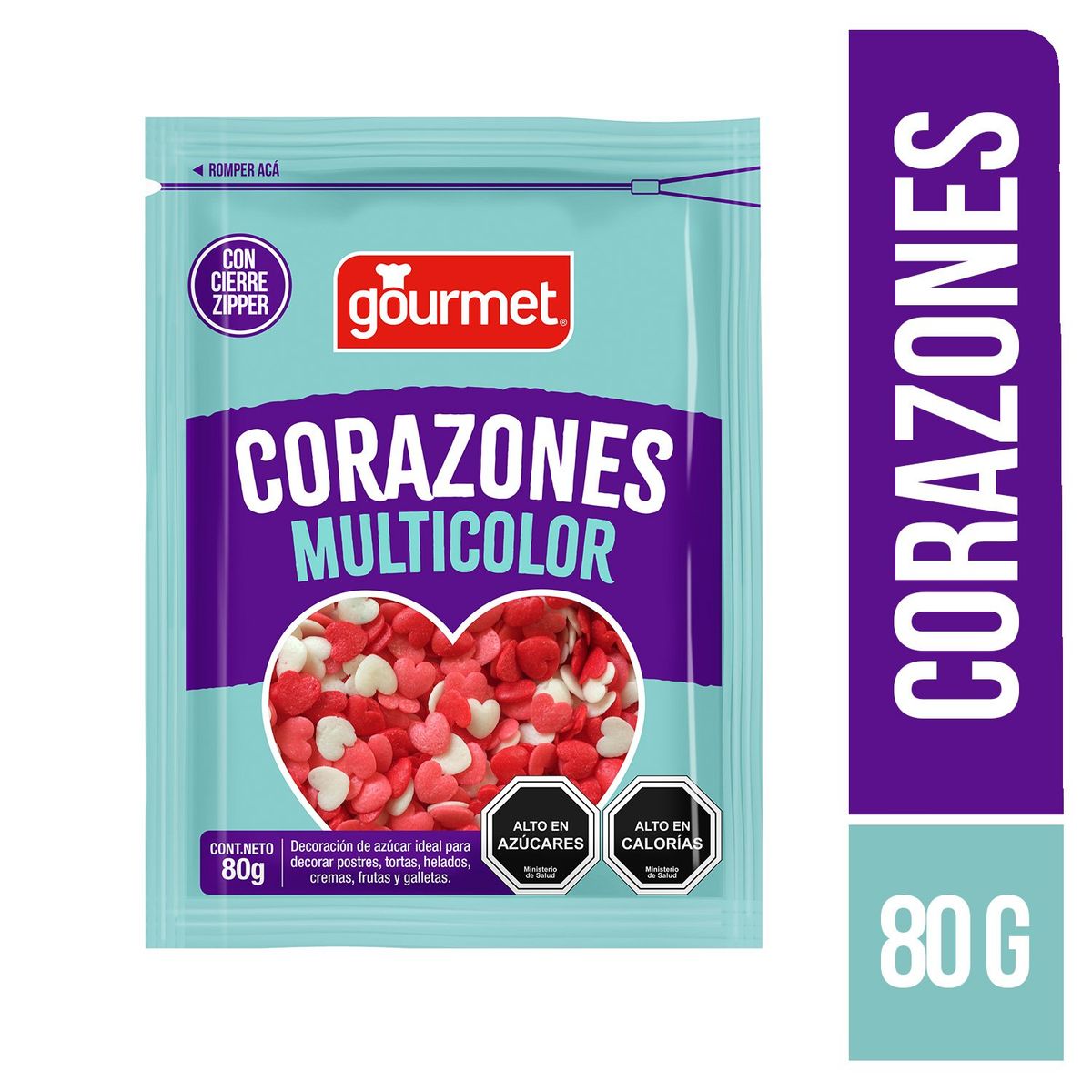 GOURMET - Corazones Multicolor