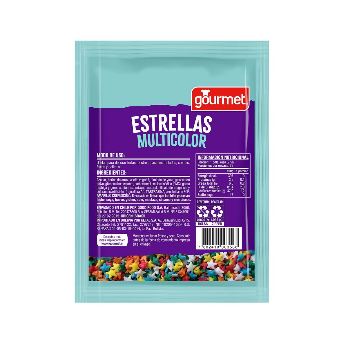 GOURMET - Estrellas Multicolor