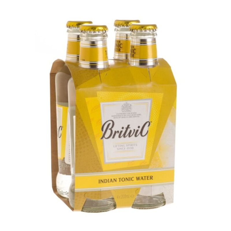 BRITVIC - Pack Bebida Agua Tónica Britvic 4 x 200 ml