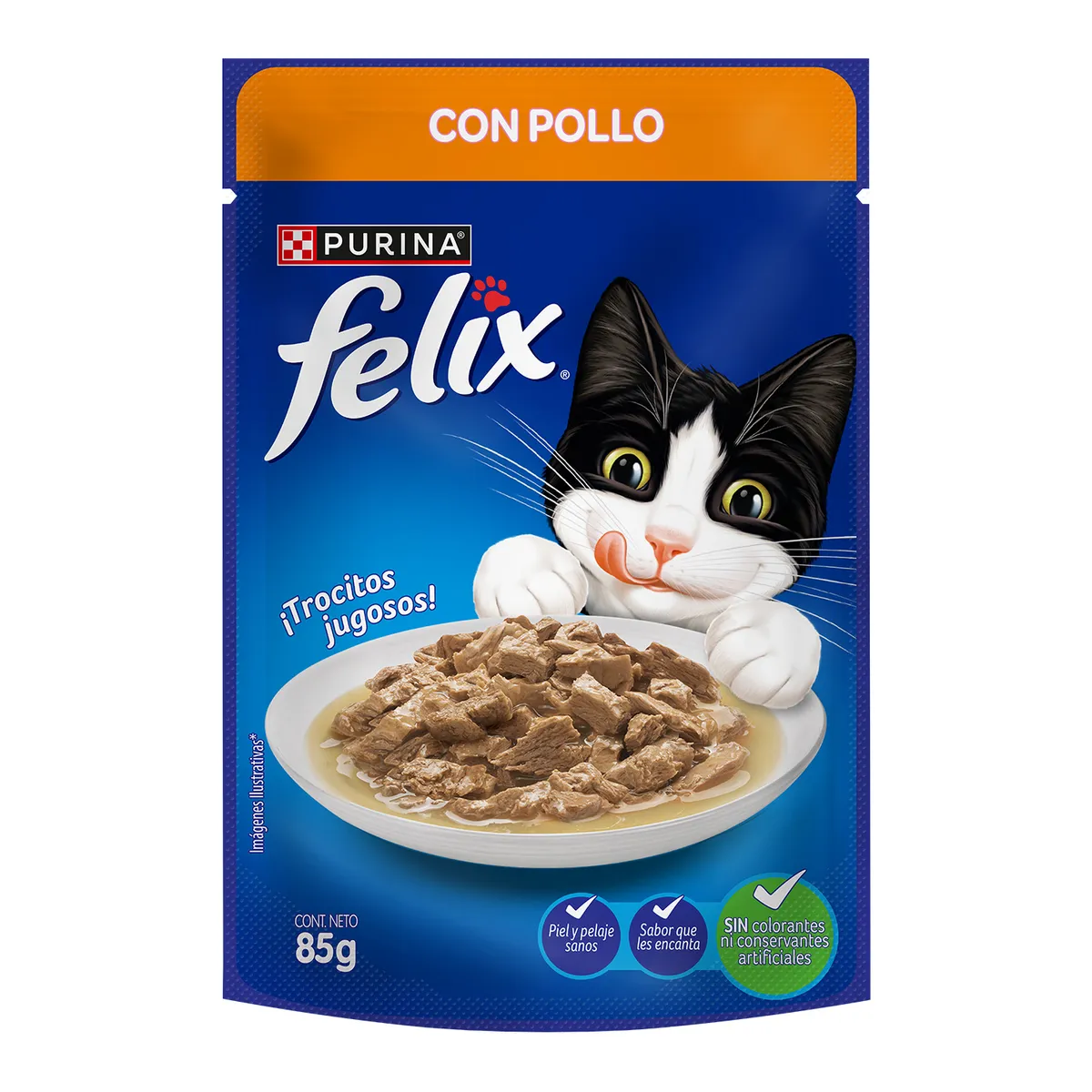 NESTLE - Alimento Húmedo para Gato Adultos Sabor Pollo e Hígado Sobre