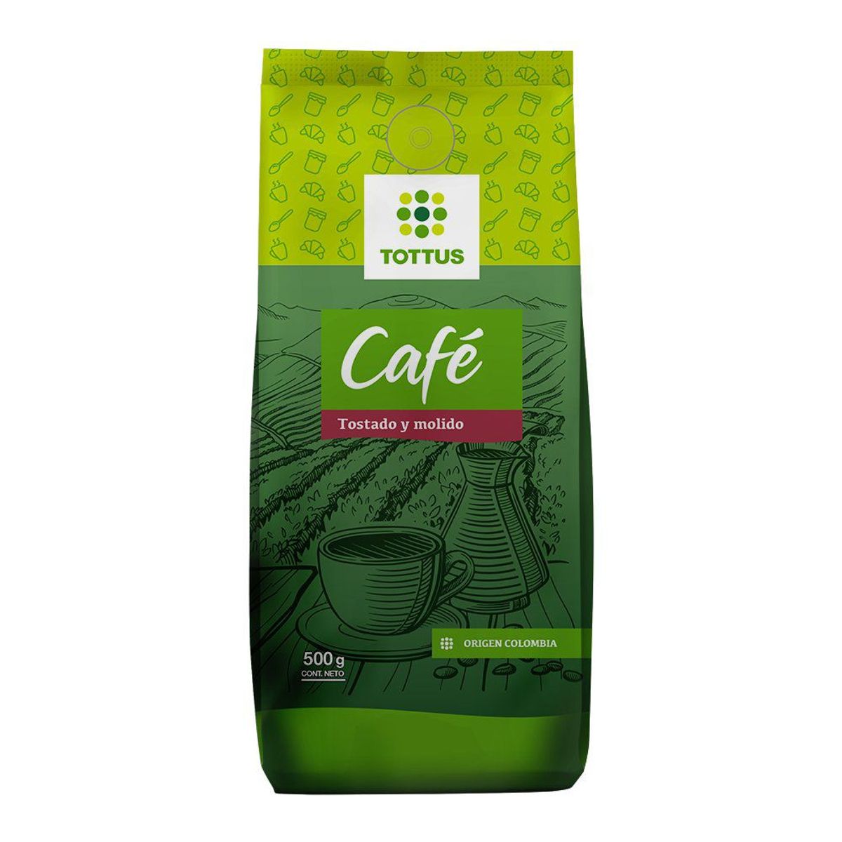 TOTTUS - CAFE MOLIDO   TOTTUS 500 G