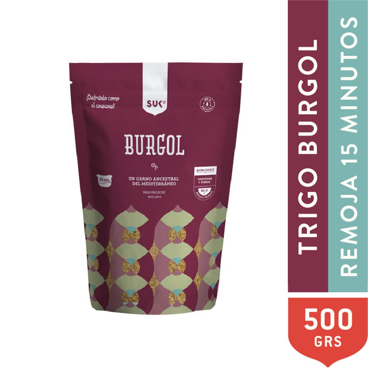 SUK - BURGOL PRECOCIDO  SUK 500 GR