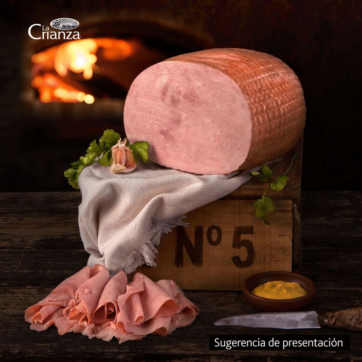 LA CRIANZA - Jamón Pierna de Cerdo Ahumado La Crianza 200 g