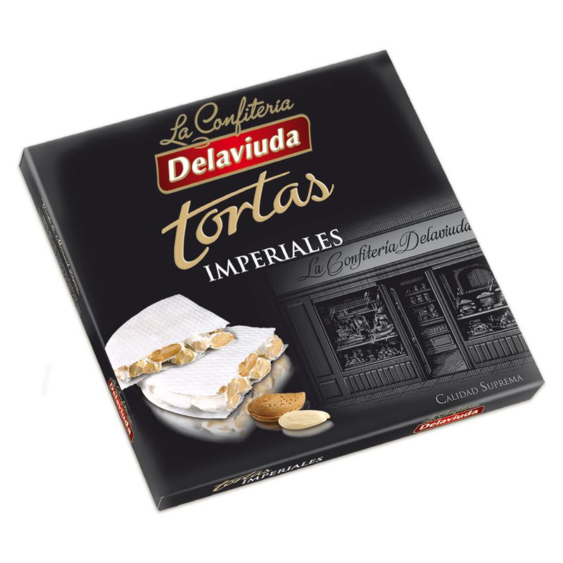DELAVIUDA - Torta Turrón Imperial Almendras Delaviuda 200 g