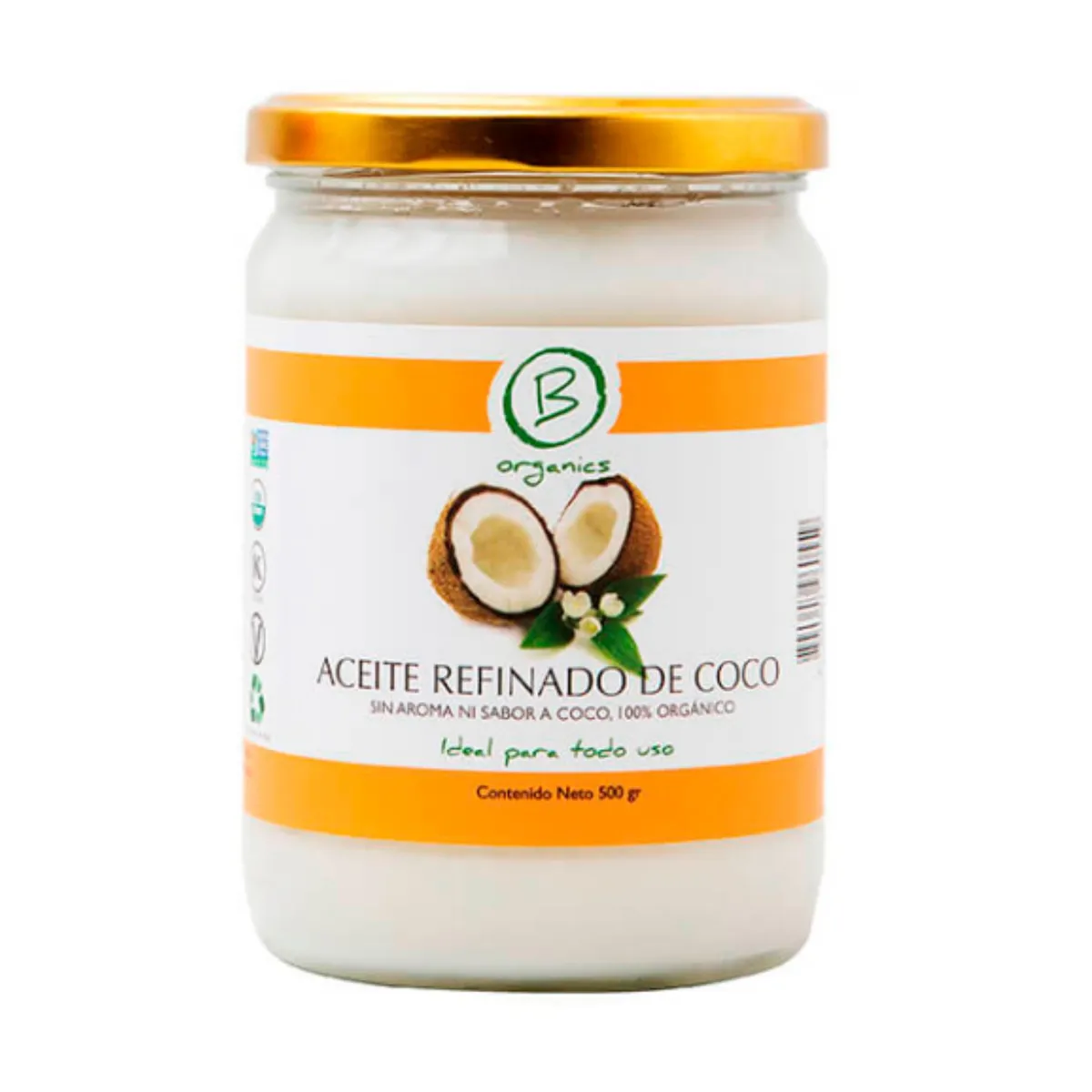  - Aceite Refinado de Coco Extra Virgen Orgánico