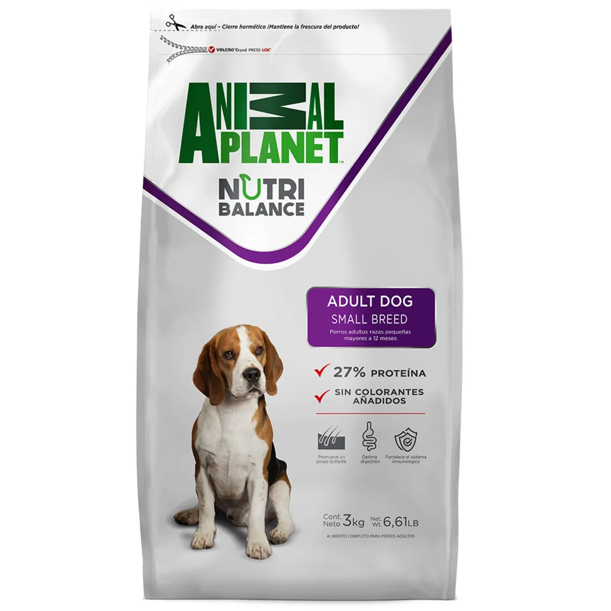  - Alimento Seco para Perro Adulto Sabor Carne 3 Kg