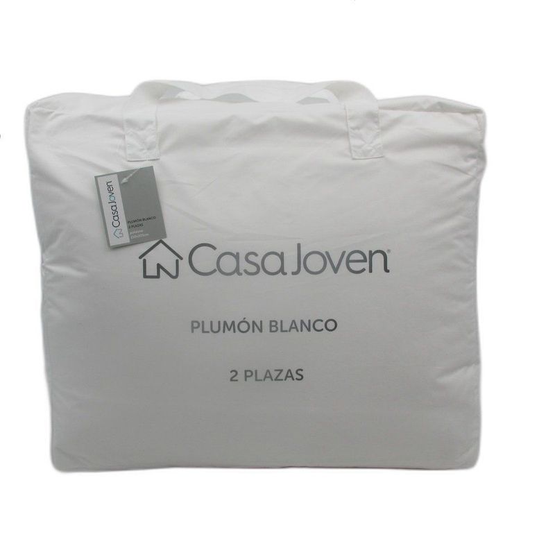 CASA JOVEN - Plumón Blanco 2 Plazas
