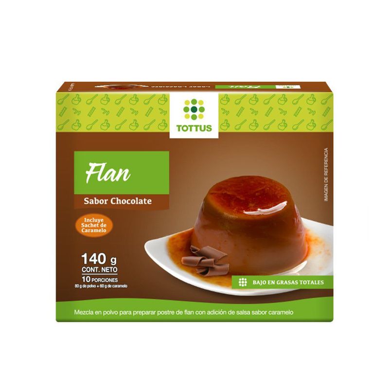 TOTTUS - Flan Chocolate