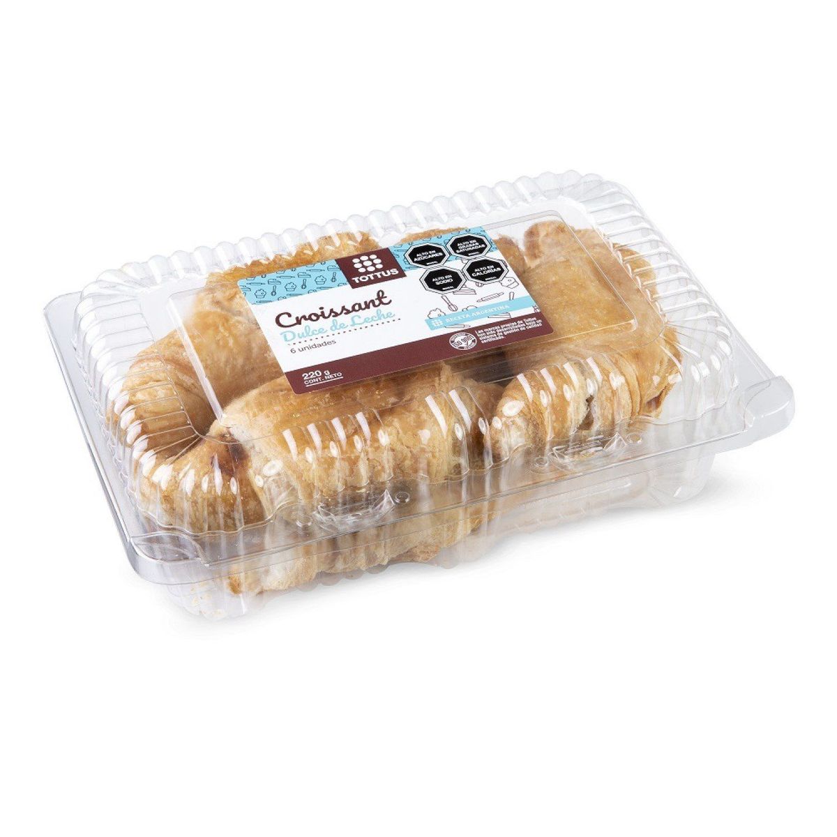 TOTTUS - Pack Croissant Dulce de Leche Tottus 6 Un