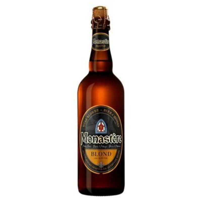 MONASTERE - CERVEZA RUBIA  MONASTERE  6.5G 750 ML
