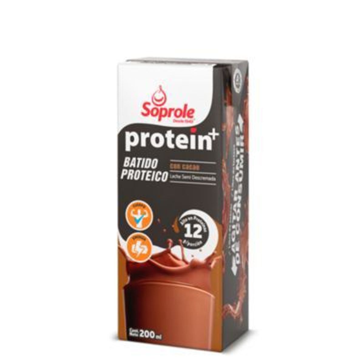 SOPROLE - Pack Leche Semidescremada Protein+ Sabor Chocolate