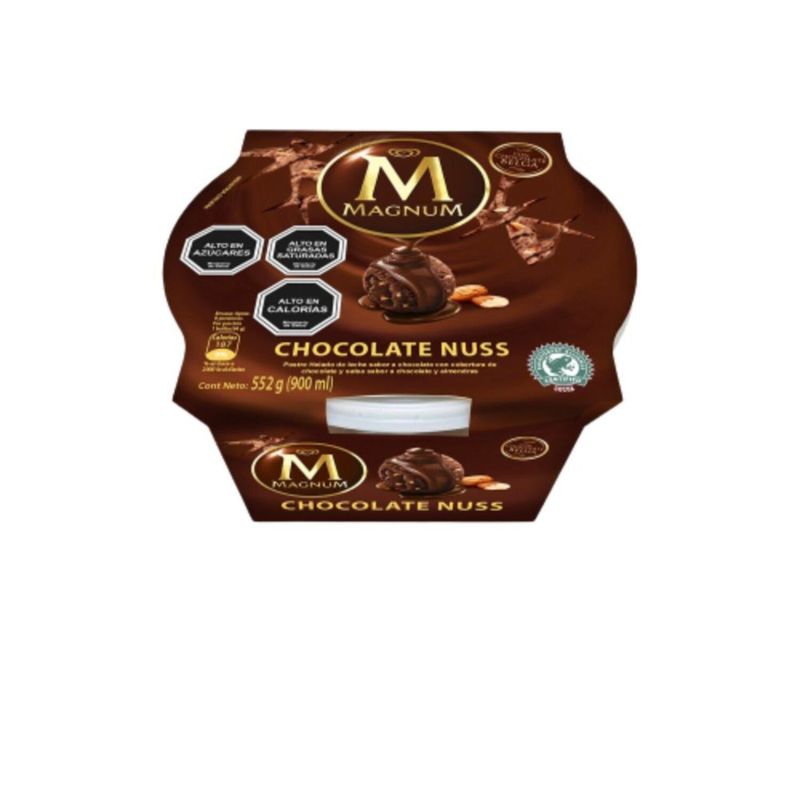 BRESLER - MAGNUM CHOCO NUSS POSTRE BRESLER 900 ML