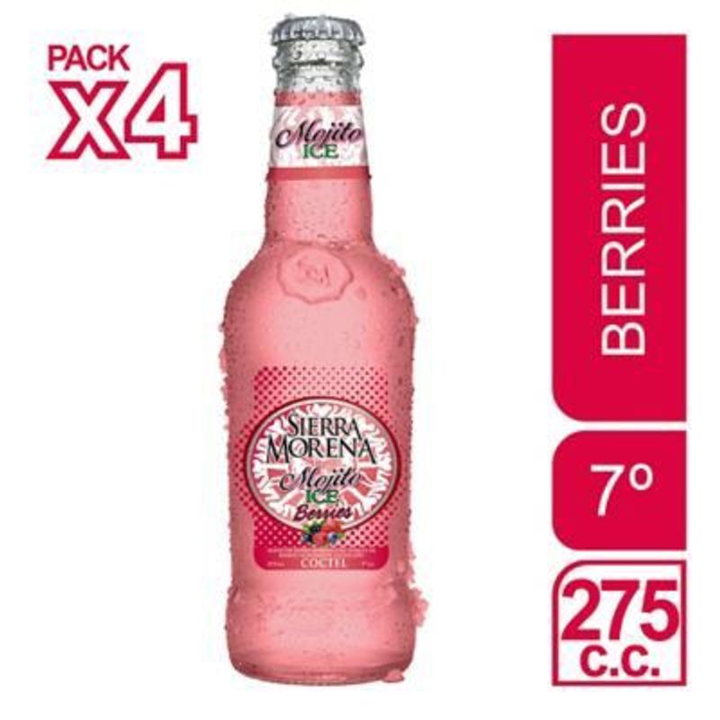 SIERRA MORENA - ICE S.MORENA MOJ BERRIES 4PK  7G 275 CC