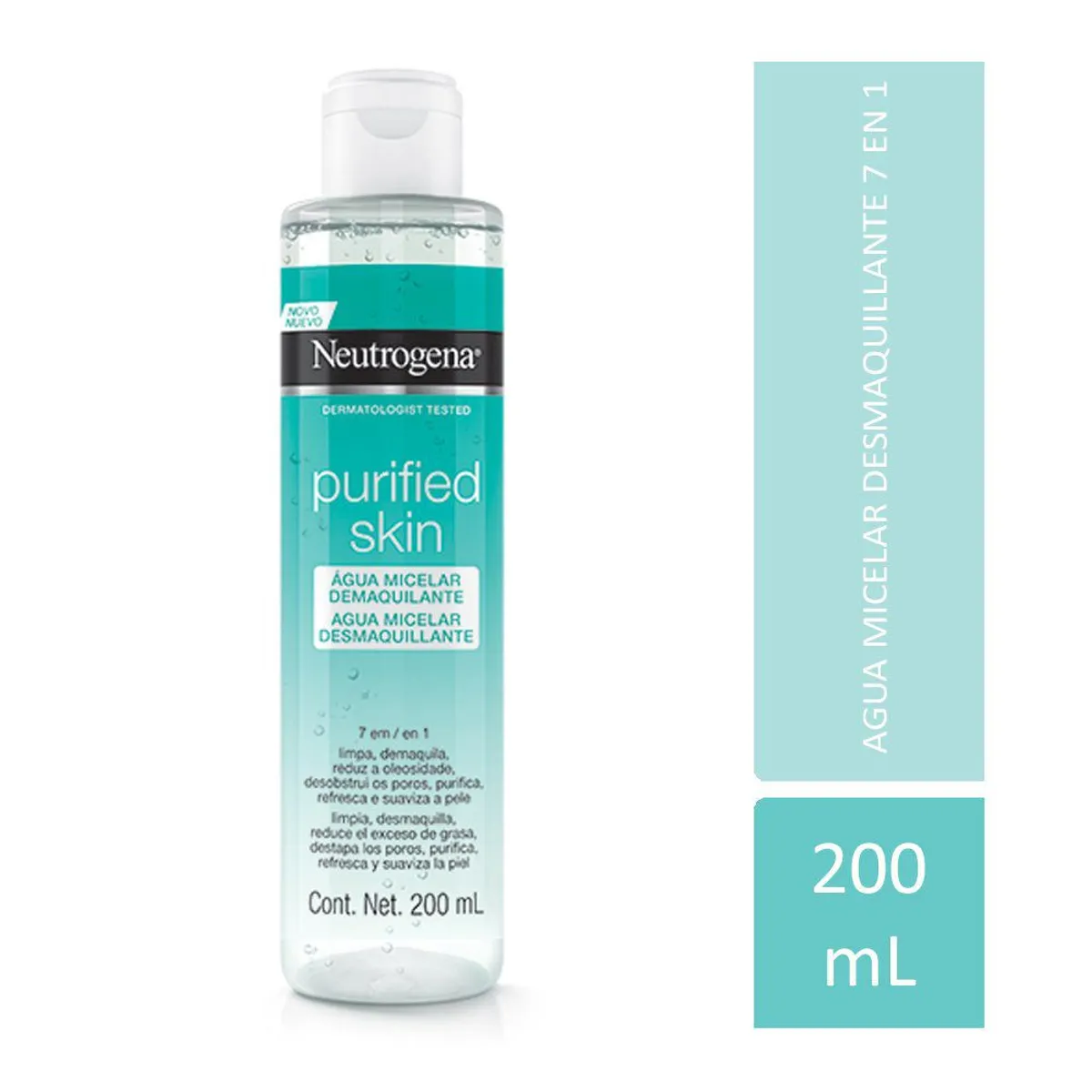 NEUTROGENA - Agua Micelar Purified Skin 7 en 1
