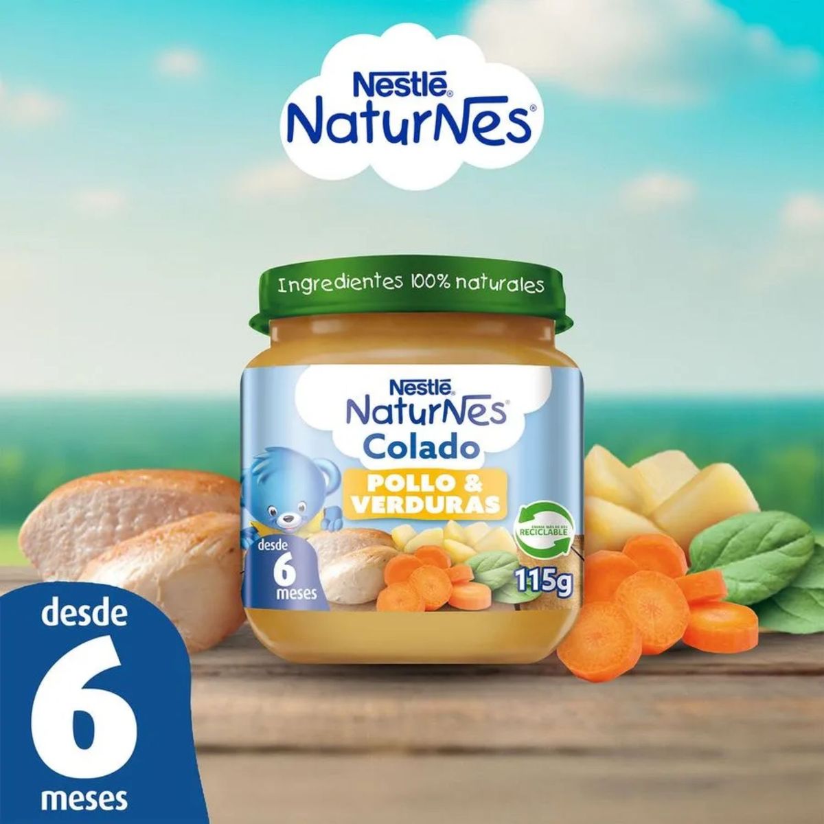 NESTLE - Colado Naturnes Pollo Verduras