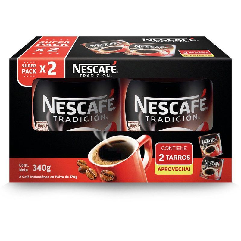 NESCAFE - PACK 2X NESCAFE TRAD  NESTLE 340 GR