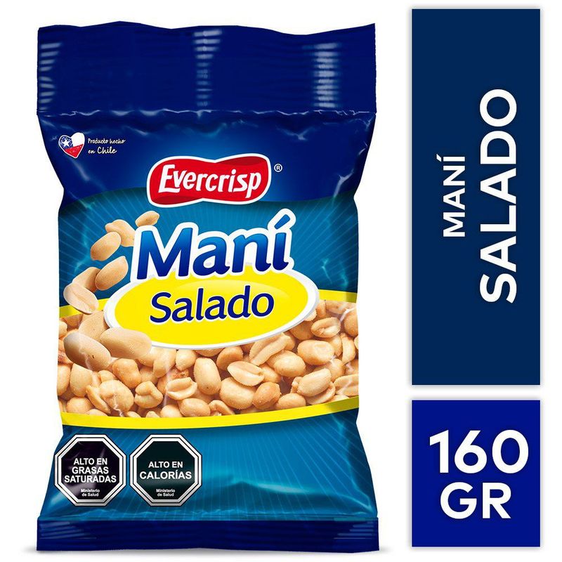 EVERCRISP - MANI SALADO  EVERCRISP 160 GR