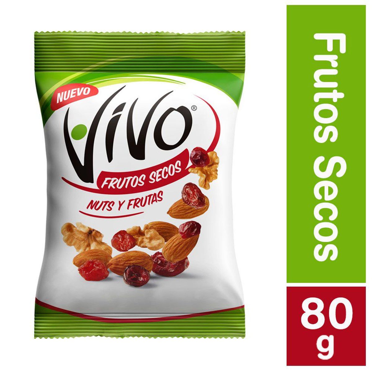 VIVO - Frutos Secos Nuts y Frutas Vivo 80 g