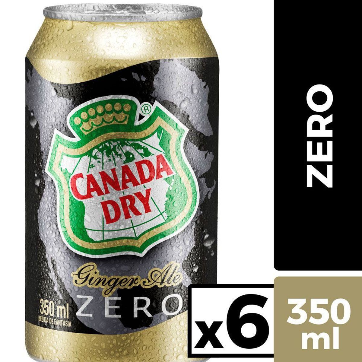 CANADA DRY - Bebidas Canada Dry Ginger Ale Zero Lata