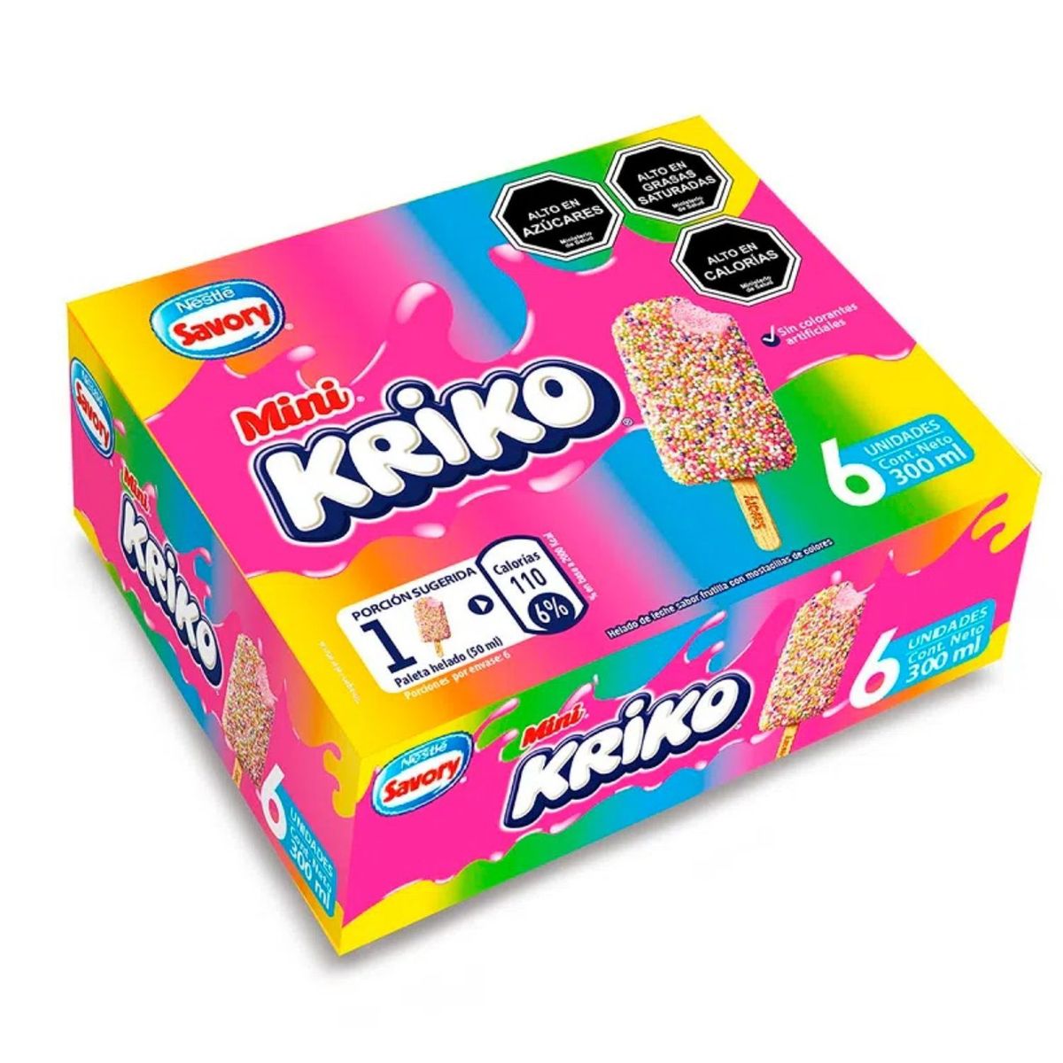 SAVORY - HELADO KRIKO MULTIPACK  SAVORY 6 UN .