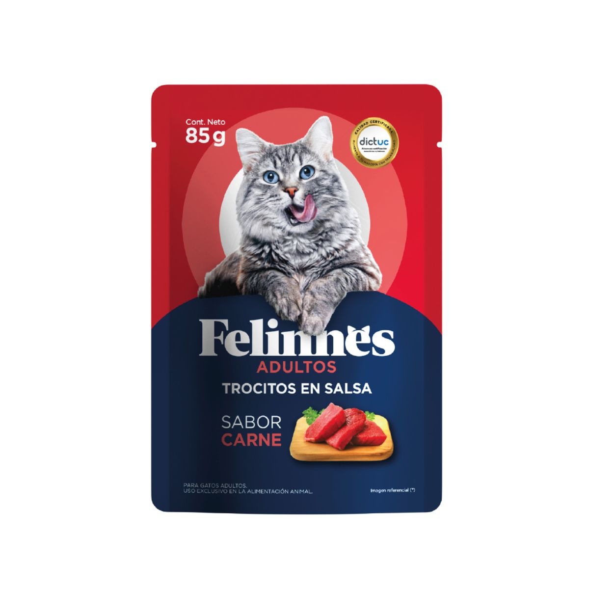 FELINNES - Alimento para gatos pouch carne