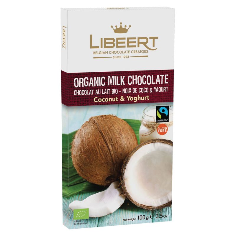 LIBEERT - TABLETA CHOC LECH ORG COCO LIBEERT 100 G