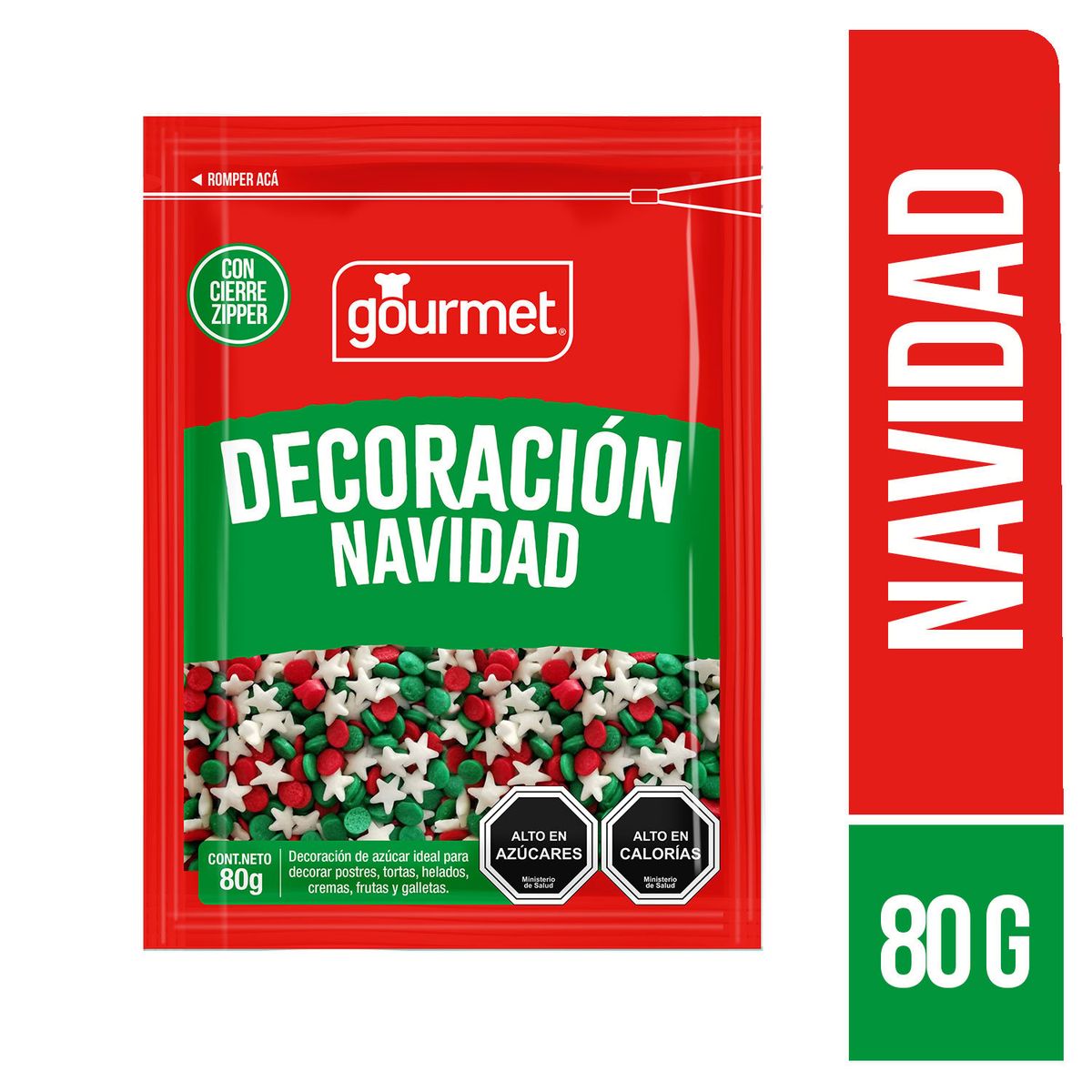 GOURMET - DECORACION NAVIDAD   GOURMET 80 GR