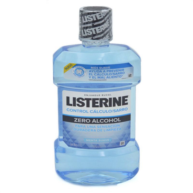 LISTERINE - Enjuague Bucal Control Sarro Zero Alcohol 1000 ML