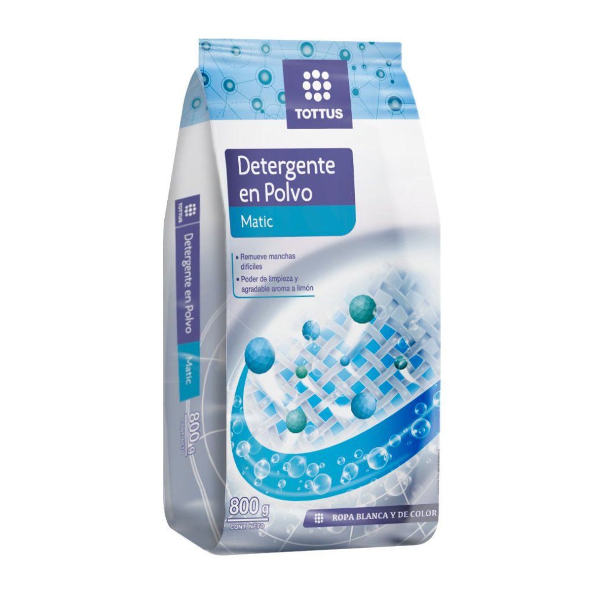 TOTTUS - DETERGENTE EN POLVO  TOTTUS 800 GR.