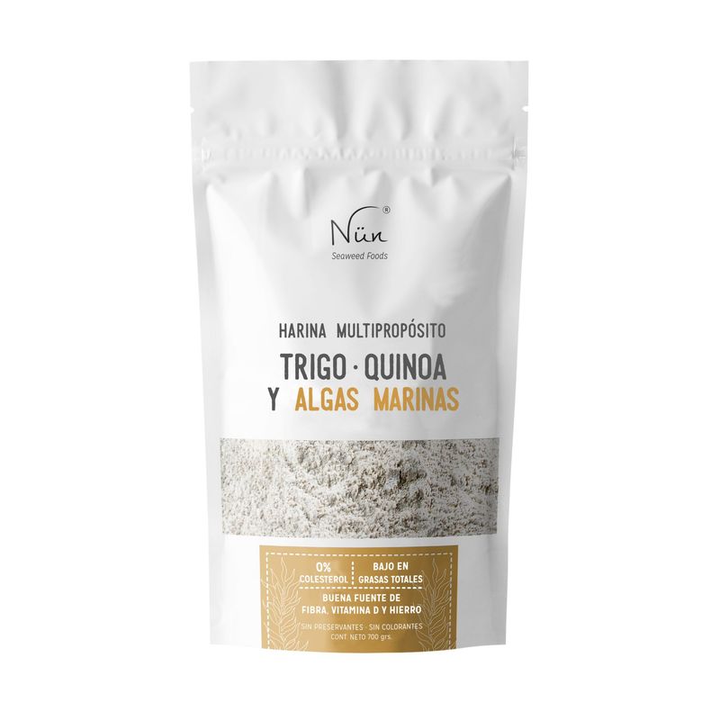 NUN - HARINA  TRIGO QUINOA  ALGAS  NUN 700 GR
