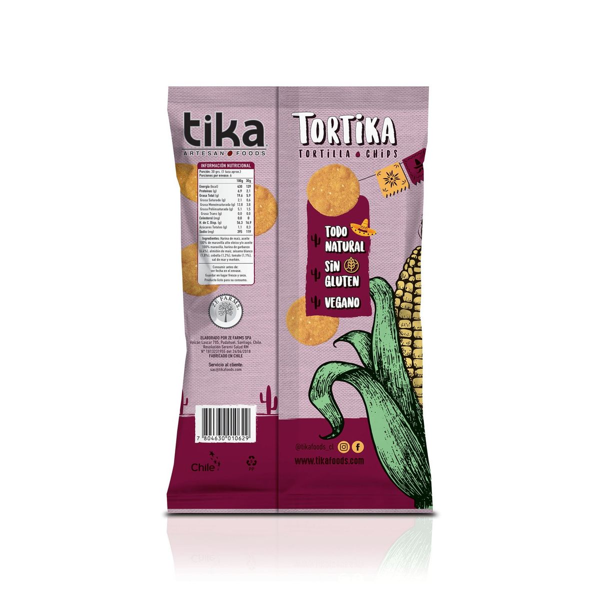 TIKA - Snack Tortika Hummus Tomate
