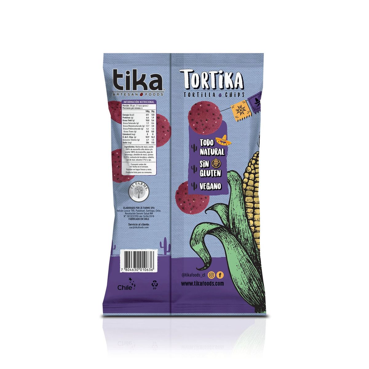 TIKA - Snack Tortika Quinoa Sesamo